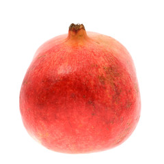Pomegranate isolated on white.