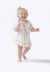 A beautiful smiling baby