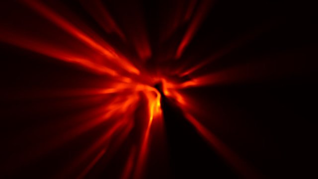 abstrakte Animation aus Lichtstrahlen