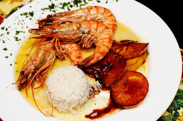 Fried shrimps