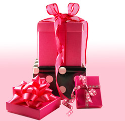 Luxury Gift Wrapped Pink Presents