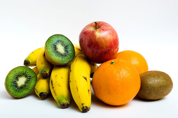 frutas agrupadas