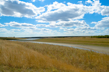 Fototapeta premium steppe river