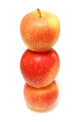 Three Stacked Apples
