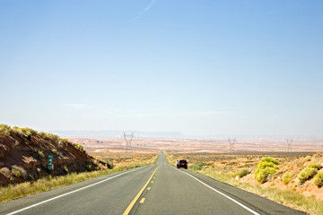 Fototapeta na wymiar Na drodze Nowy Meksyk USA
