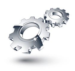 Engrenage chrome