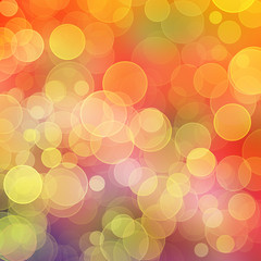 Beautiful abstract background of holiday lights..