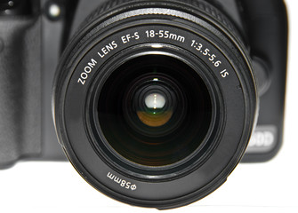 dslr lens close up