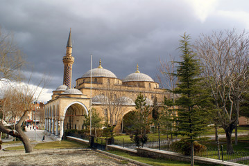 Fototapeta na wymiar Clouds and mosque