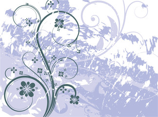 Fototapeta na wymiar beautiful illustration of an abstract floral background