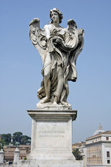 Obraz premium angel statue in rome