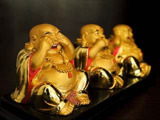 Buda expresses emotions