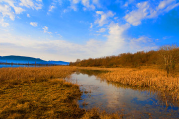 Lake at the mountains