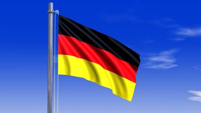 Deutschland Fahne mit Alpha-Kanal