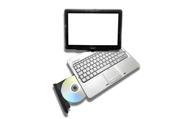 Notebook isolated against a white background