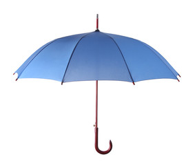 Classic umbrella isolated over white background\