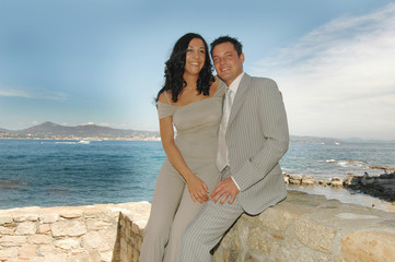 couple bord de mer