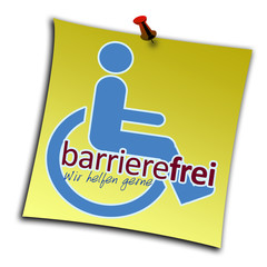 barrierefrei behinderung rollstuhl pin