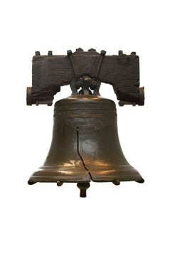 Isolated Liberty Bell in Philadelphia