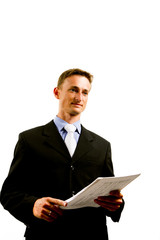 Portrait of a happy businessman