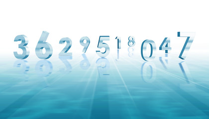 Number and light © F-WORK