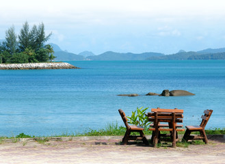 beautiful sea and rest place