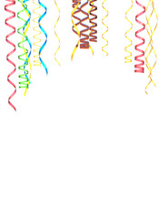 Party mit Konfetti und Luftschlangen