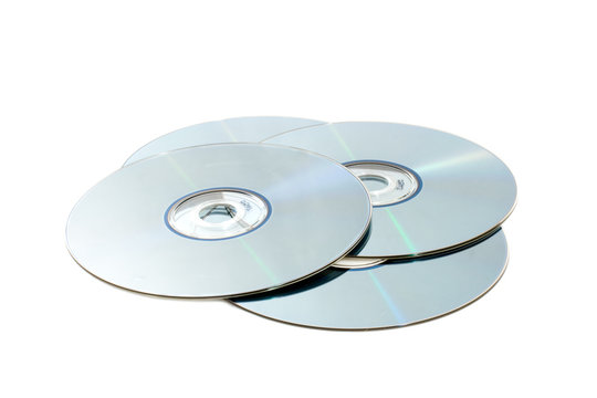CD Disks isolated on a white background