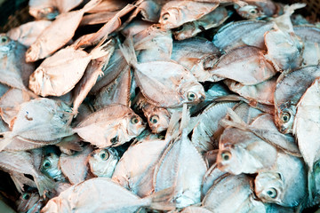 Dried Fish Background