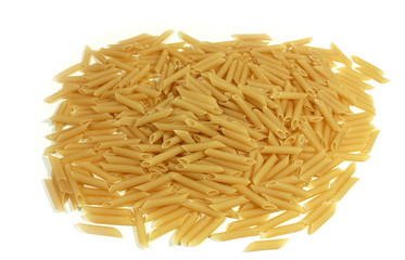 Spagetti on a white background