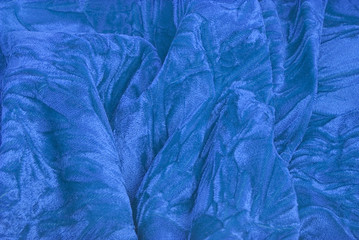 Blue  texture of velvet