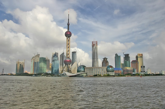 skyline of shanghai