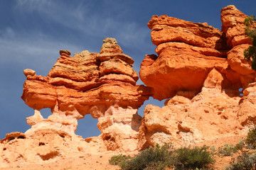 Fototapeta na wymiar Bryce Canyon Entrance Formations