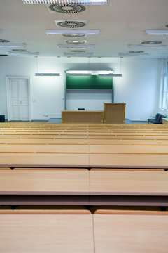 empty classroom