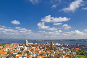 Blick über Stralsund