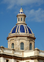 Fototapeta na wymiar Cupula de la Iglesia de San Jose,Cadiz