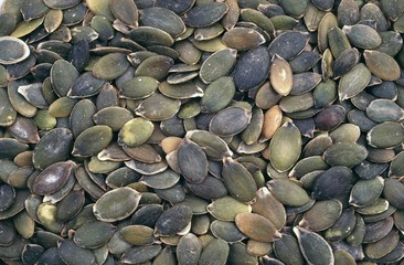 Pumpkin seeds - background