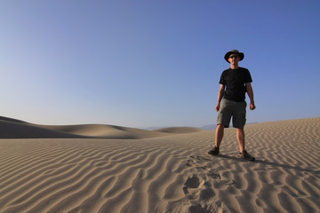 Alone in dunes