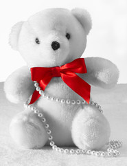 Teddy Bear with Pearls
