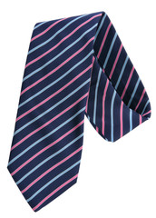 Man striped necktie