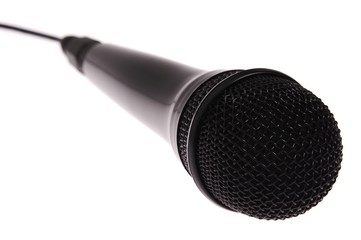 microphone isolated on white