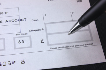 Writing a cheque