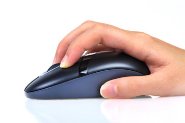 hand controlling mouse