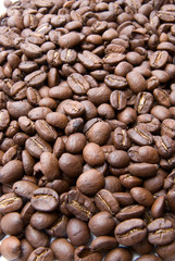Coffee beans texture