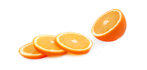 slices of juicy ripe orange