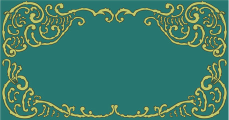 beautiful vintage illustration of a floral background