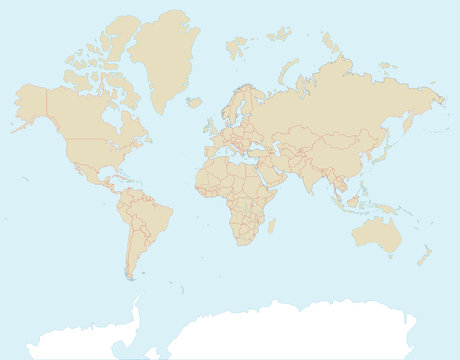 World Map / Weltkarte - SVG: Colour any single country