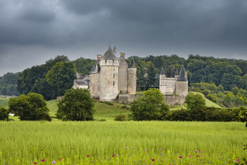 Fototapeta na wymiar Chateau Montpoupon, Cere-la-Ronde, Francja