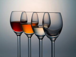three glasses