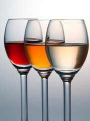 three glasses